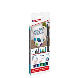 edding 4200/6 S porcelain brushpen cool colours edding 4200/6 S porcelain brushpen cool colours