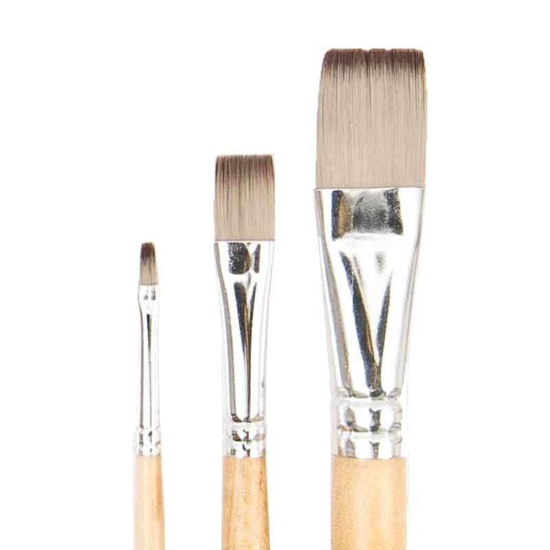 Rico Design Pinsel Art School Schule & Hobby Synthetic flach