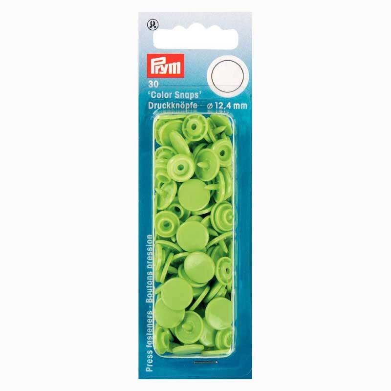 Prym Color Snaps Druckknöpfe apfel 12,4mm 30 Stück