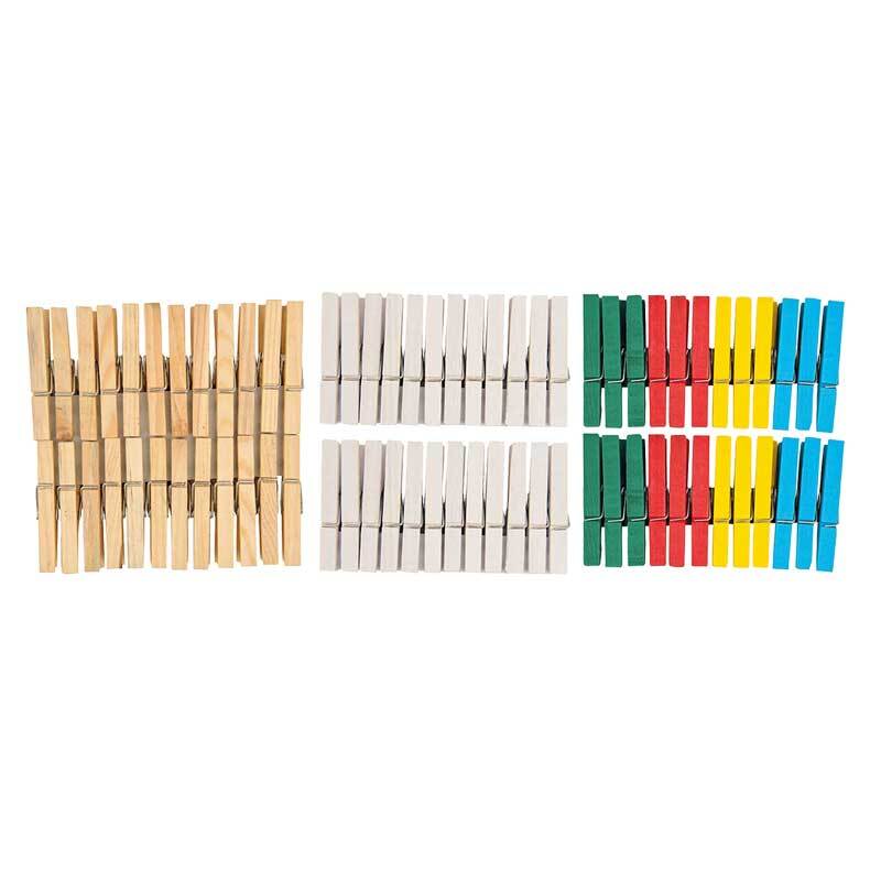 Rico Design Holzklammern 7,2cm 24 Stück