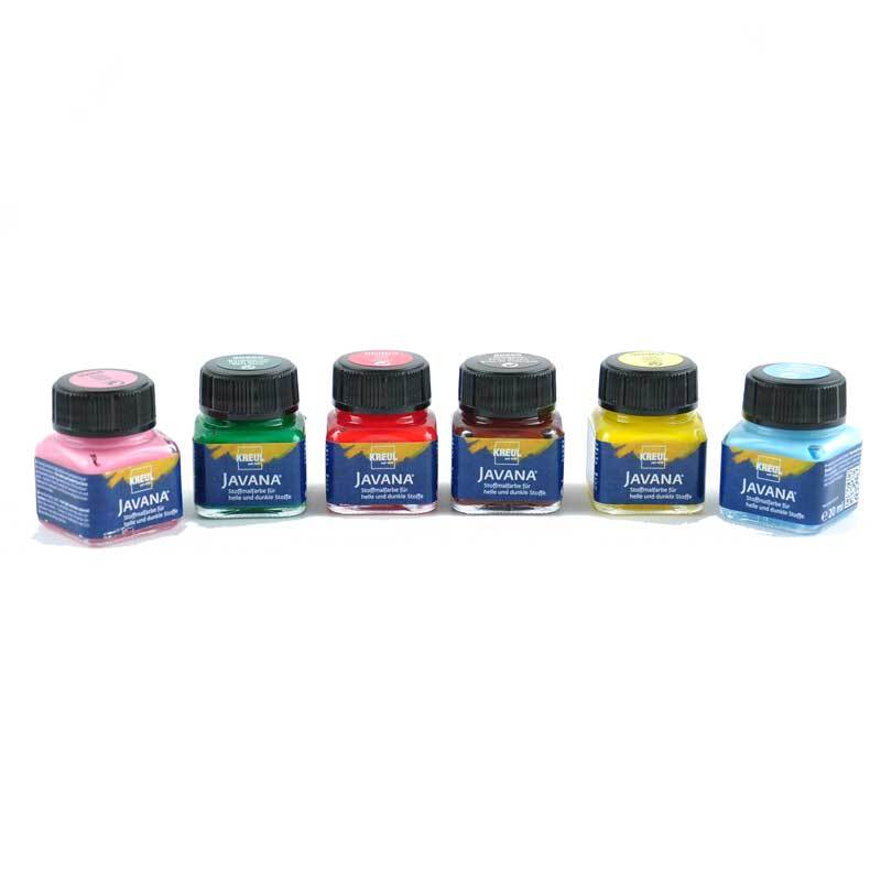 KREUL Javana Stoffmalfarbe helle und dunkle Stoffe 20ml