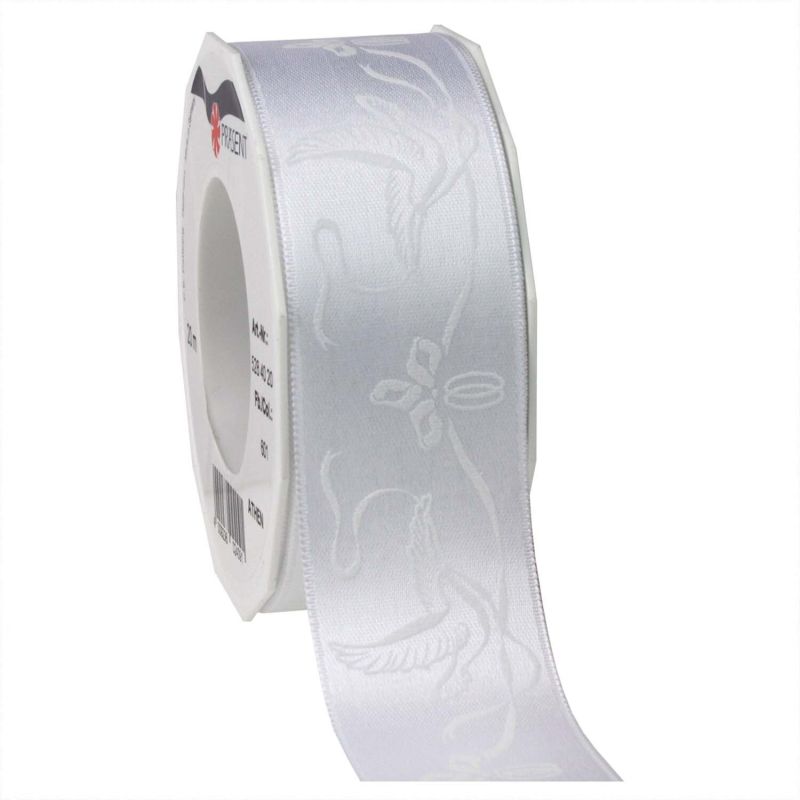 PRÄSENT Satinband Athen 40mm 2m