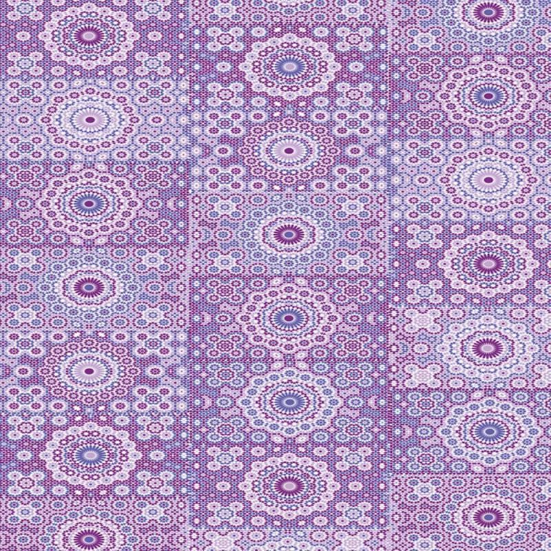 décopatch Papier Kreisornamente violett 3 Bogen