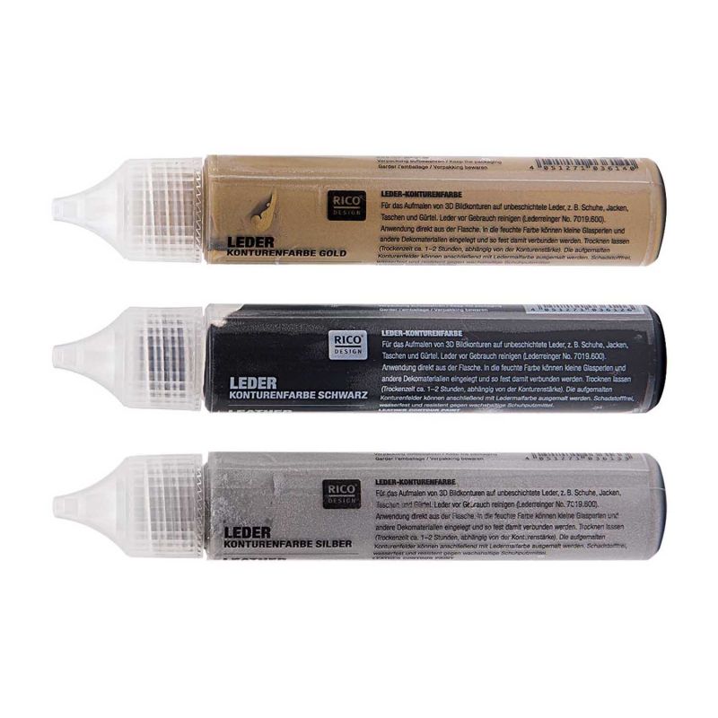 Rico Design Lederfarbe Kontur 25ml