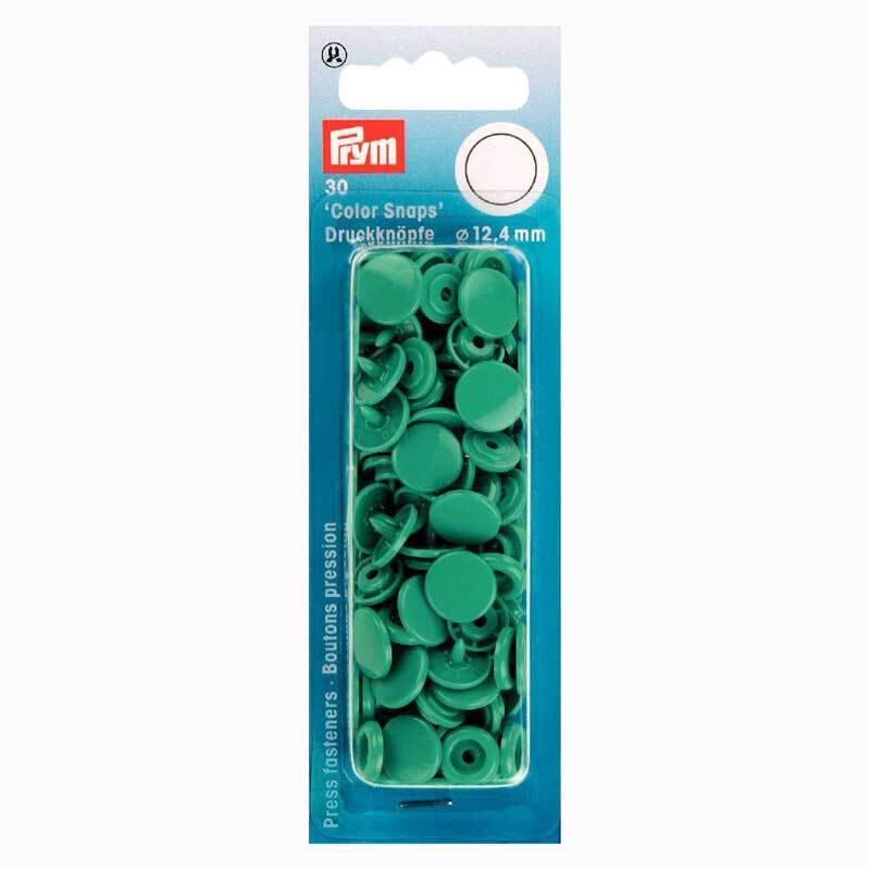 Prym Color Snaps Druckknöpfe grün 12,4mm 30 Stück