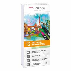 Tombow ABT Dual Brush Pen Pastellfarben 12er Set Tombow ABT Dual Brush Pen Pastellfarben 12er Set