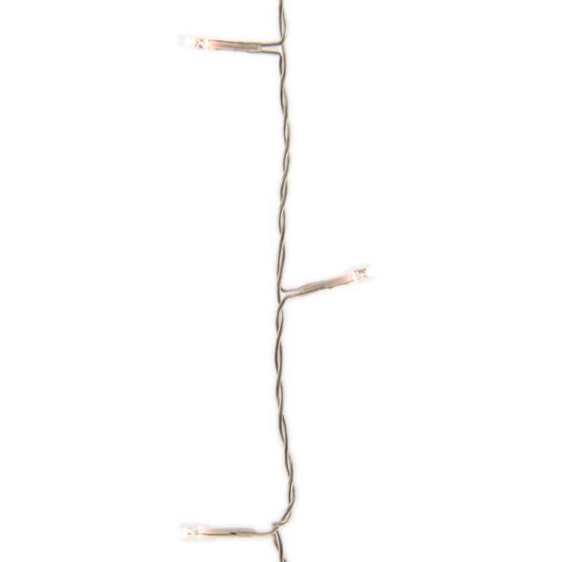 LED-Lichterkette mit Timer batteriebetrieben warmweiß 275cm