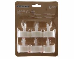 LED Teelichter weiß 6 Stück LED Teelichter weiß 6 Stück