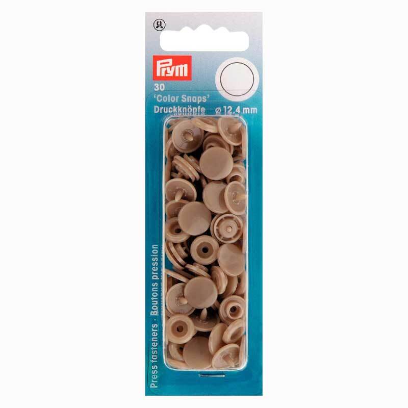 Prym Color Snaps Druckknöpfe champagner 12,4mm 30 Stück