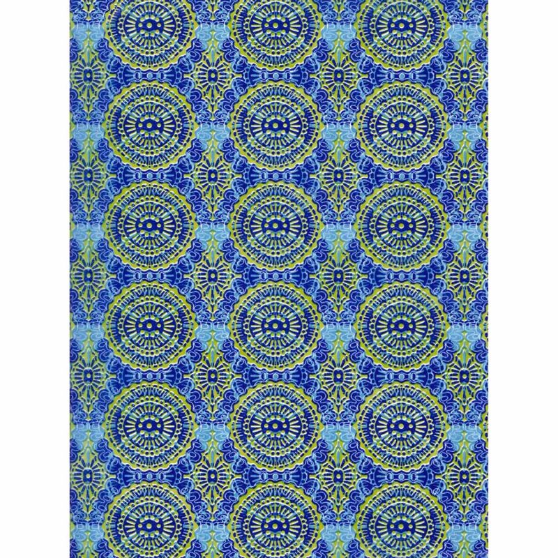 décopatch Papier Ornament grün-blau 3 Bogen