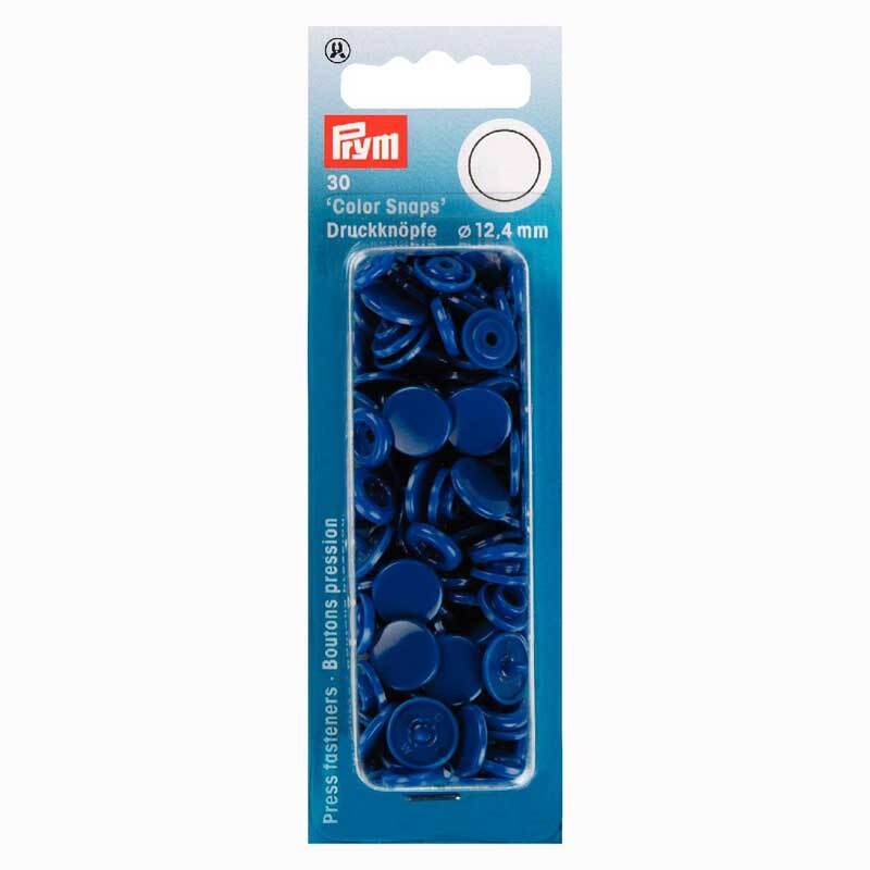 Prym Color Snaps Druckknöpfe königsblau 12,4mm 30 Stück