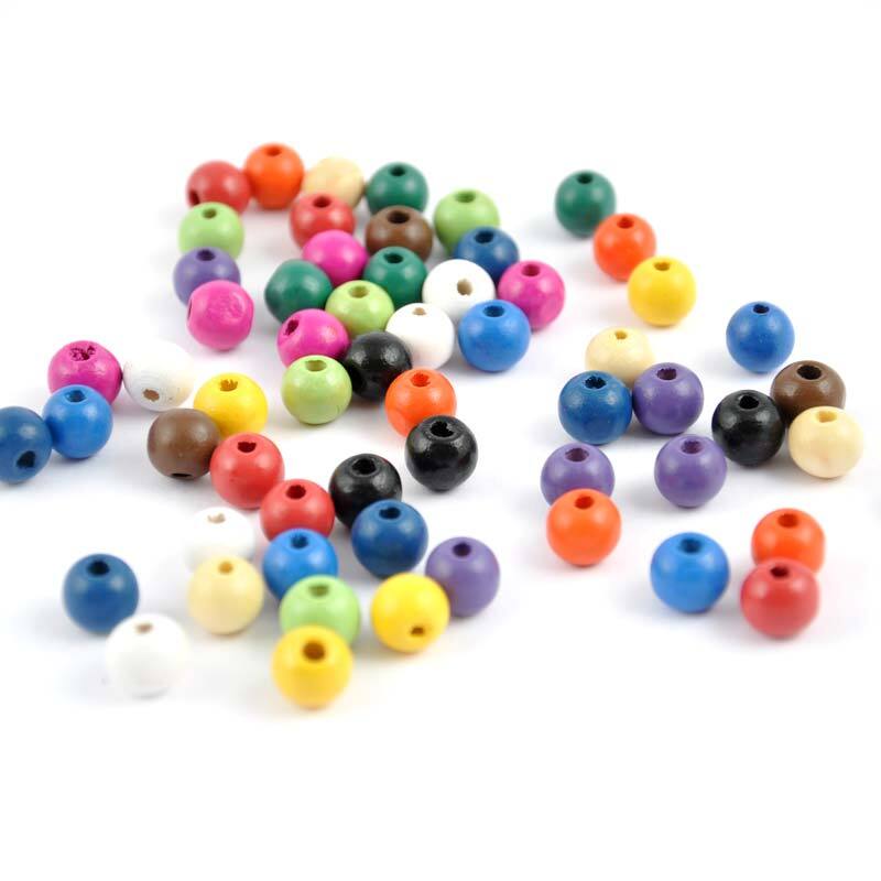 Rico Design Holzperlen 8mm 90 Stück