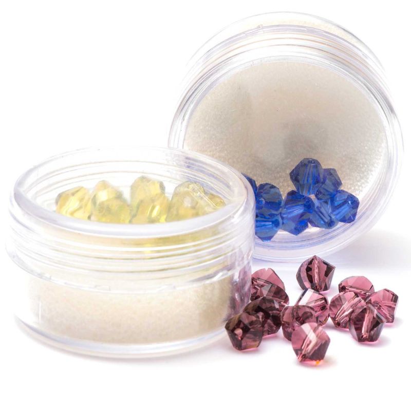 Rico Design Glasschliff-Raute 6mm 12 Stück