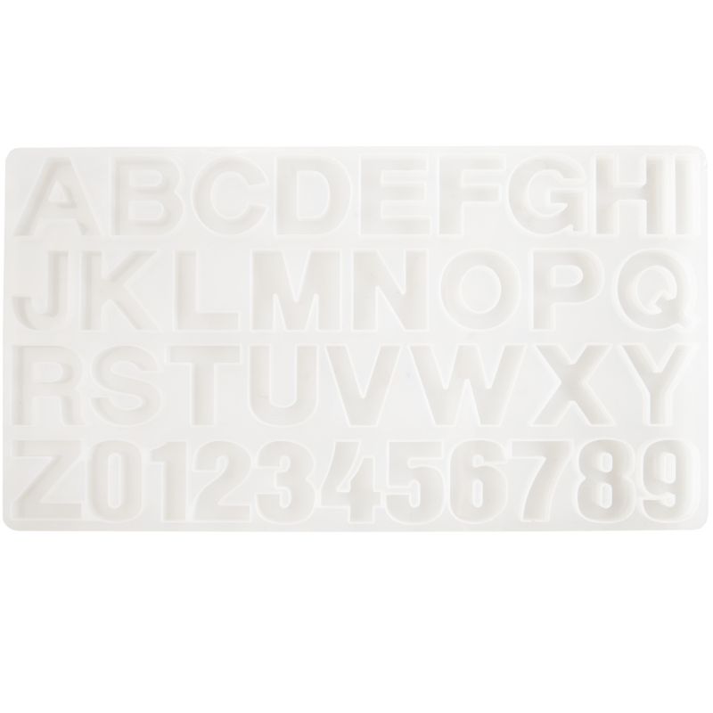 Silikon Gießform Alphabet