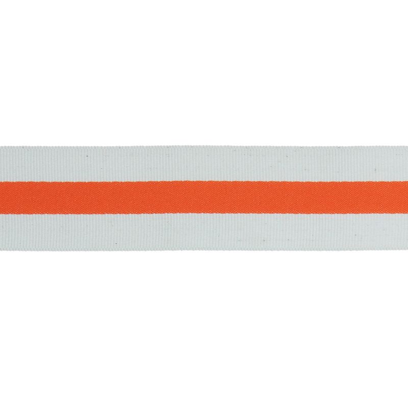 Paper Poetry Webband Duo Streifen Grau/ Orange
