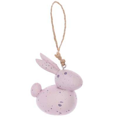 Holzanhänger Hase