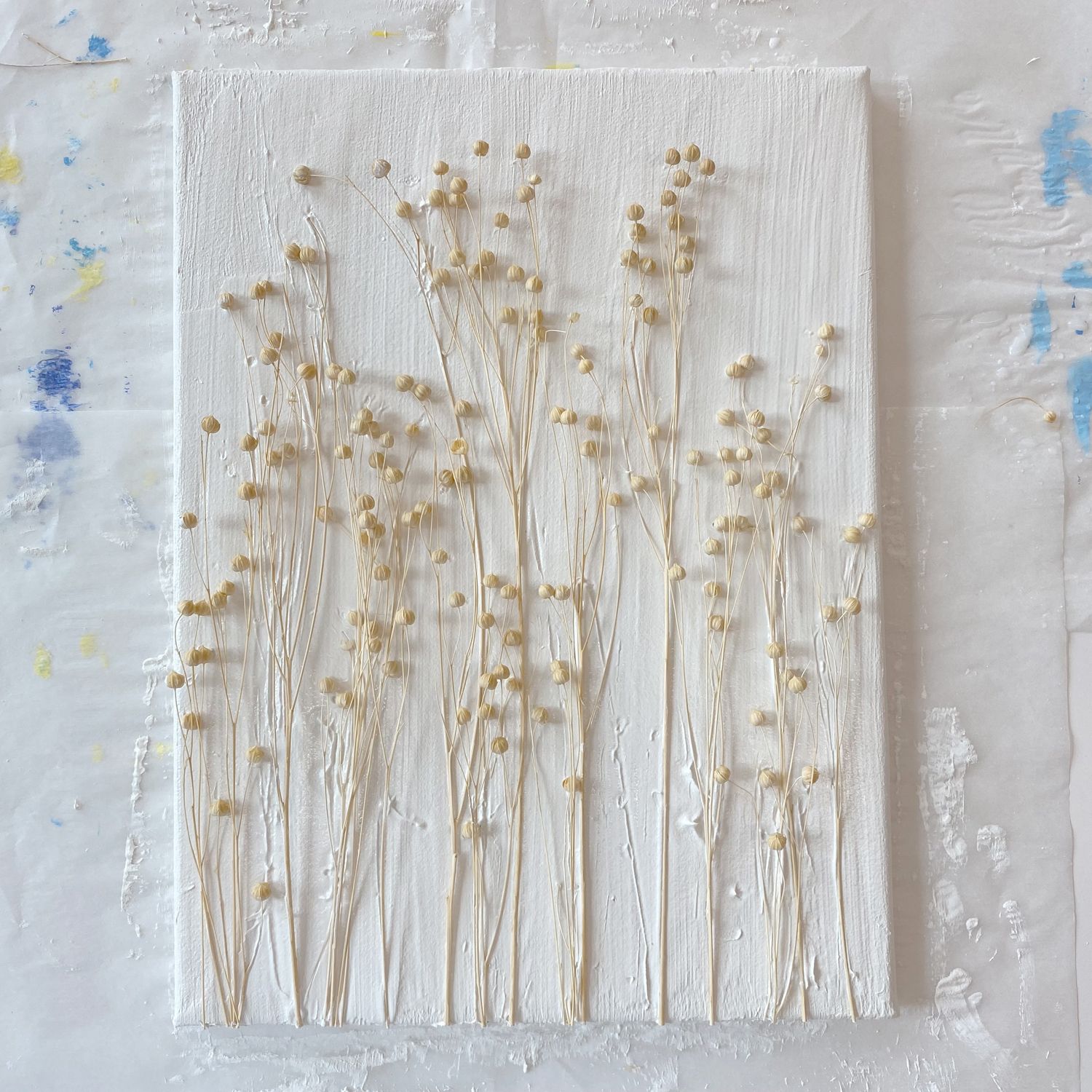 Diy Leinwand Bilder Mit Strukturpaste