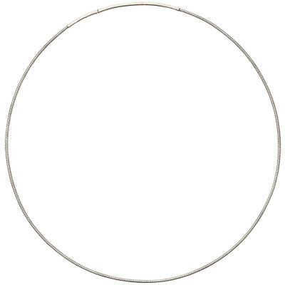 Collier mit Steckverschluss silber 14,5cm