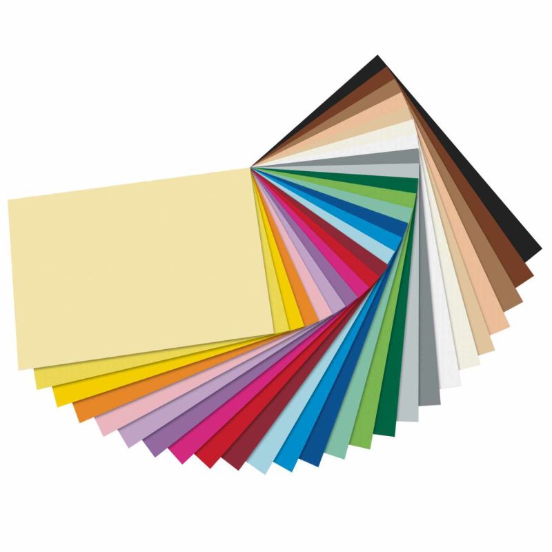 Tonkarton DIN A5 - 100 Blatt Kanariengelb 160g/m²