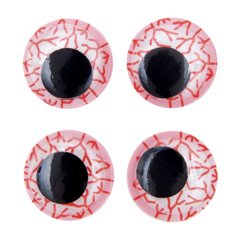 75 Wackelaugen Selbstklebend Zum Basteln Mix Groß Und Klein 8-20mm