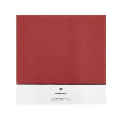Paper Poetry Bascetta Origamipapier Rot-Gold