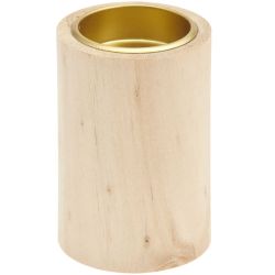 Holz-Kerzenhalter Natur
