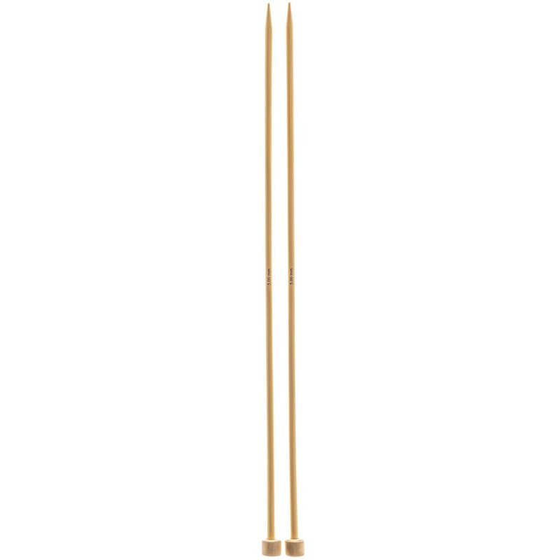 Jackenstricknadeln 33cm Bambus