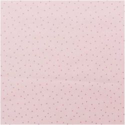 Druckstoff Hygge Punkte rosa-metallic 140cm