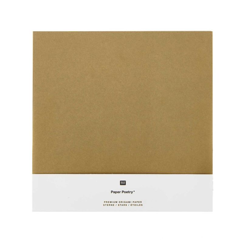 Paper Poetry Bascetta Origamipapier Gold