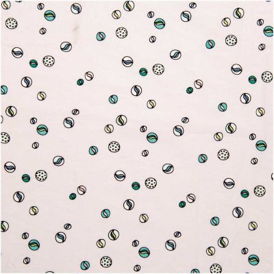 Druckstoff Murmeln grau 140cm