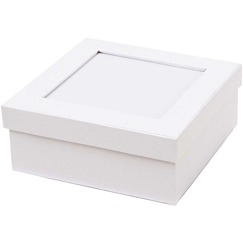 Pappboxen mit/ohne Deckel zum Basteln kaufen: Rund & Quadratisch