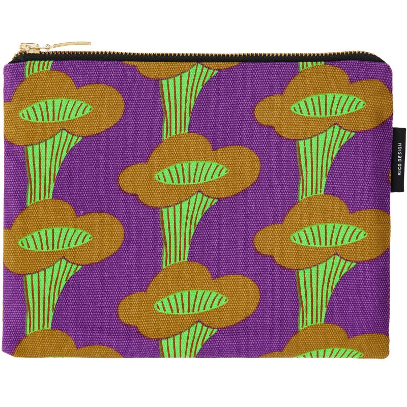 Canvas-Pouches Pfifferlinge Neon Violett | 3586822